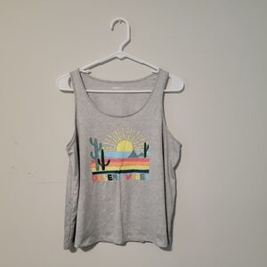 Gray Desert Vibes Tank Top
